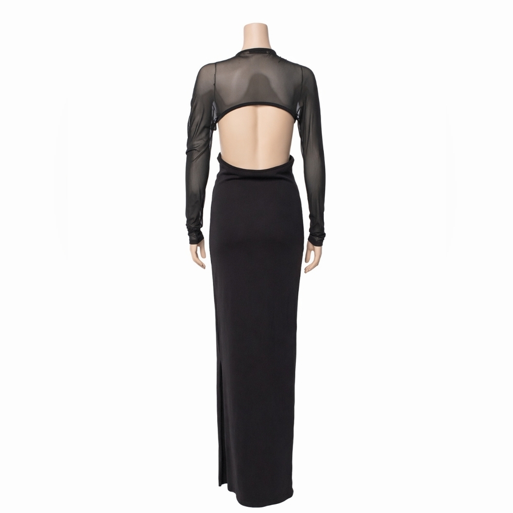 Christopher Esber sheerdetail side slit maxi dress US2/xs/UK6 - Picture 8 of 8